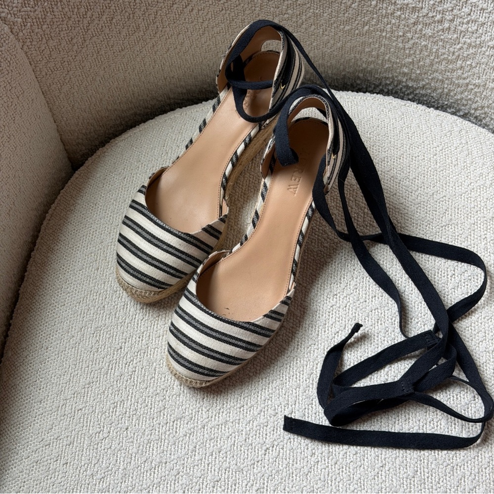 J Crew Espadrille Wedge Sandals